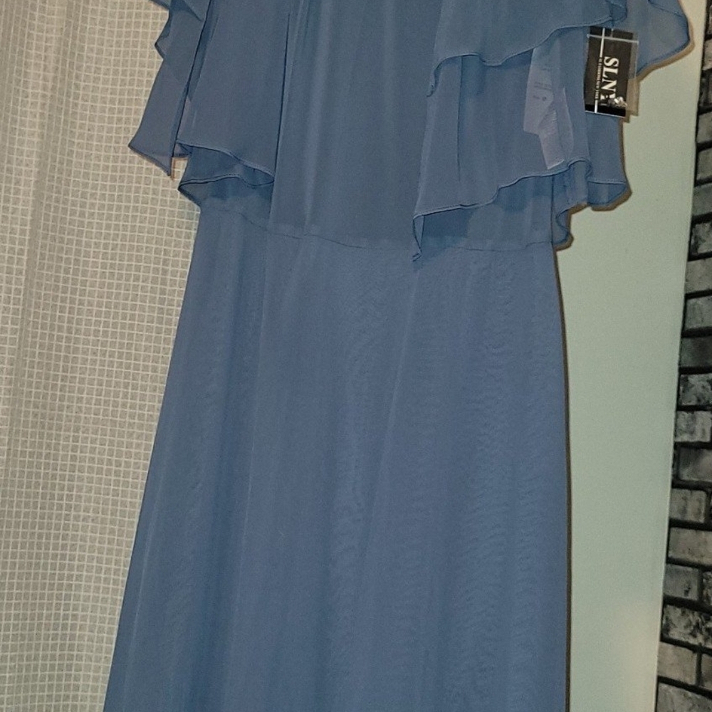 Stylish Blue Formal Women's Dress